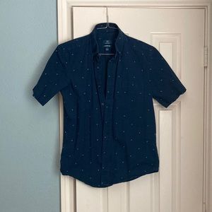 George Button Up Short Sleeve Tee